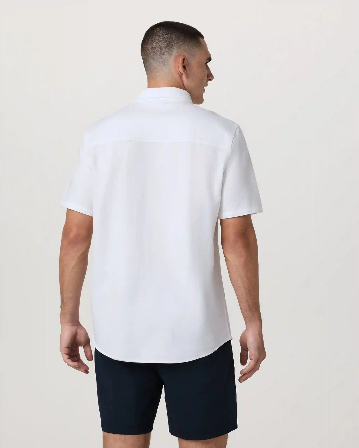 Short Sleeve Knit Oxford Button Down - Classic Fit