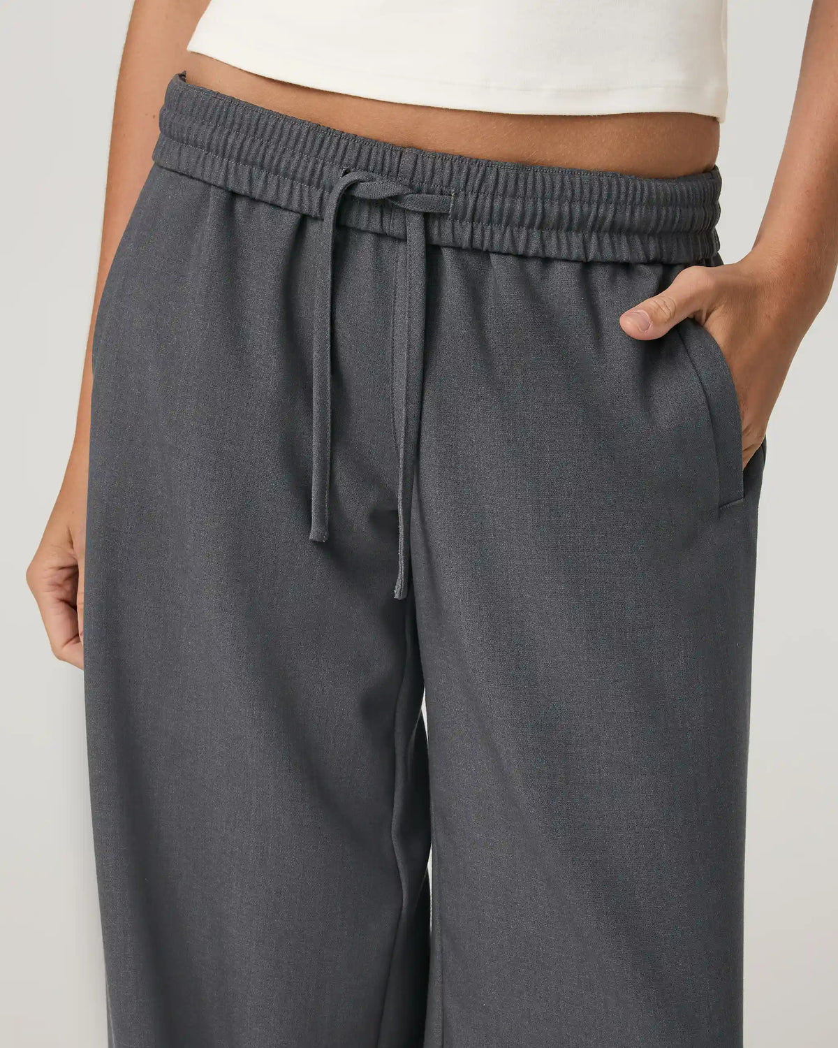 Sander Elastic Waist Trouser