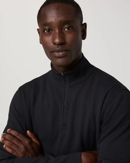 Lightweight Tech Waffle Quarter Zip