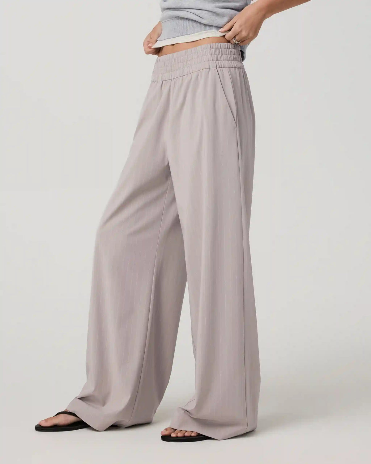 Villa Pinstripe Wideleg - Short