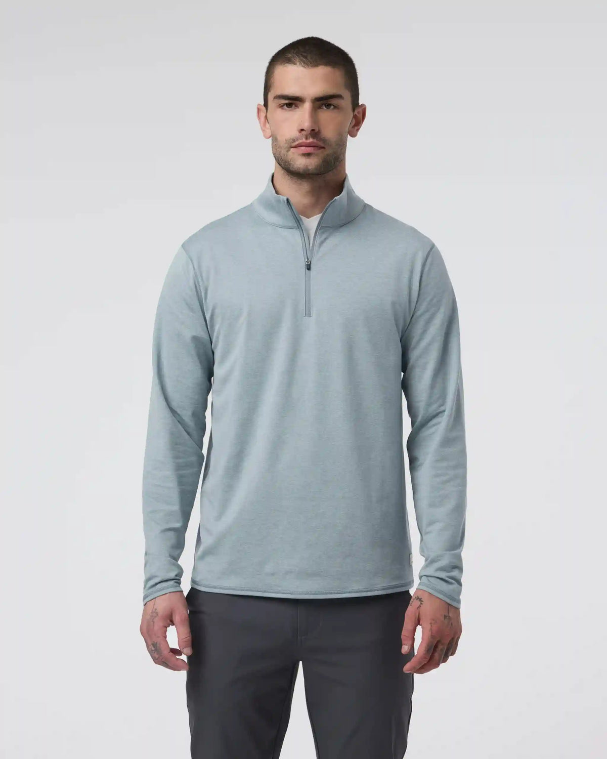 Ponto Half Zip Mock Neck