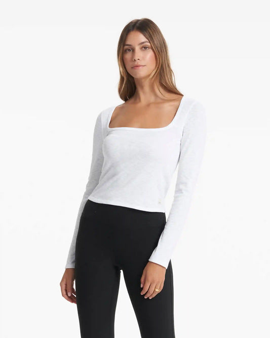 Long-Sleeve Sunrise Square Neck