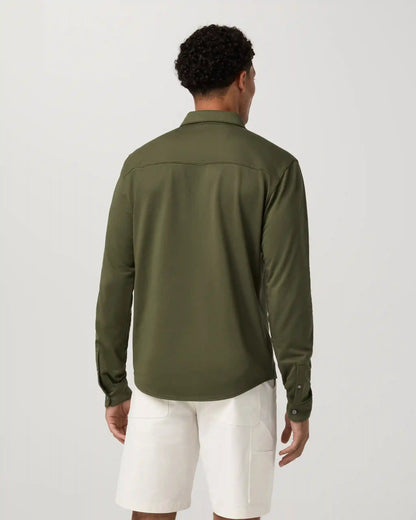 Long Sleeve Knit Oxford Button Down - Classic Fit