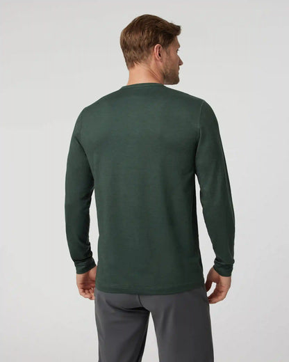 Long-Sleeve Ease Performance Henley
