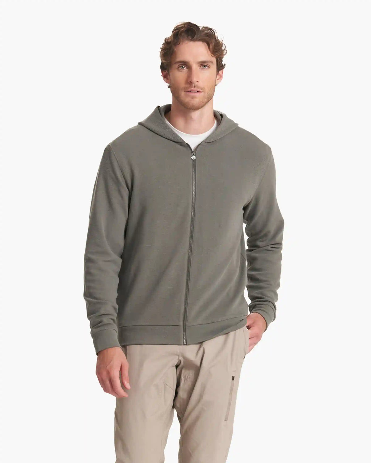 Performance Waffle Zip Hoodie
