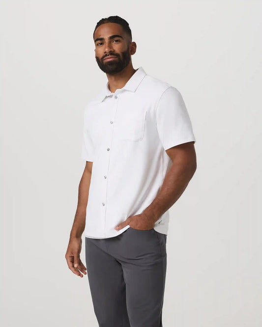 Short Sleeve Ponto Button Down Shirt
