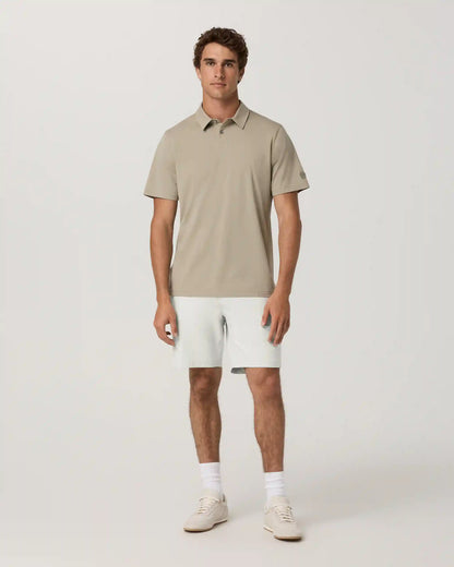 Short Sleeve Feather Polo