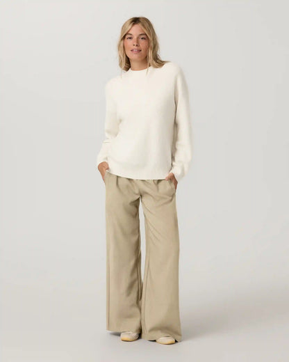 Émilie Cashmere Oversized Rib Crew