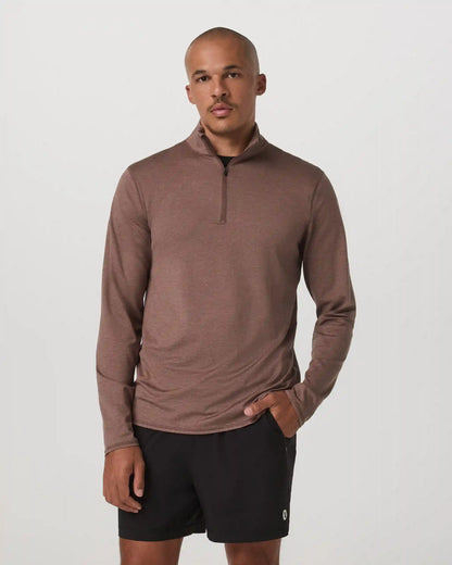 Ponto Half Zip Mock Neck