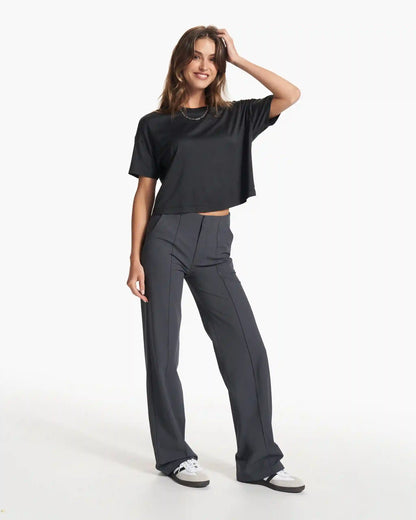 Womens Vuori Meta™ Wideleg Pant - Long