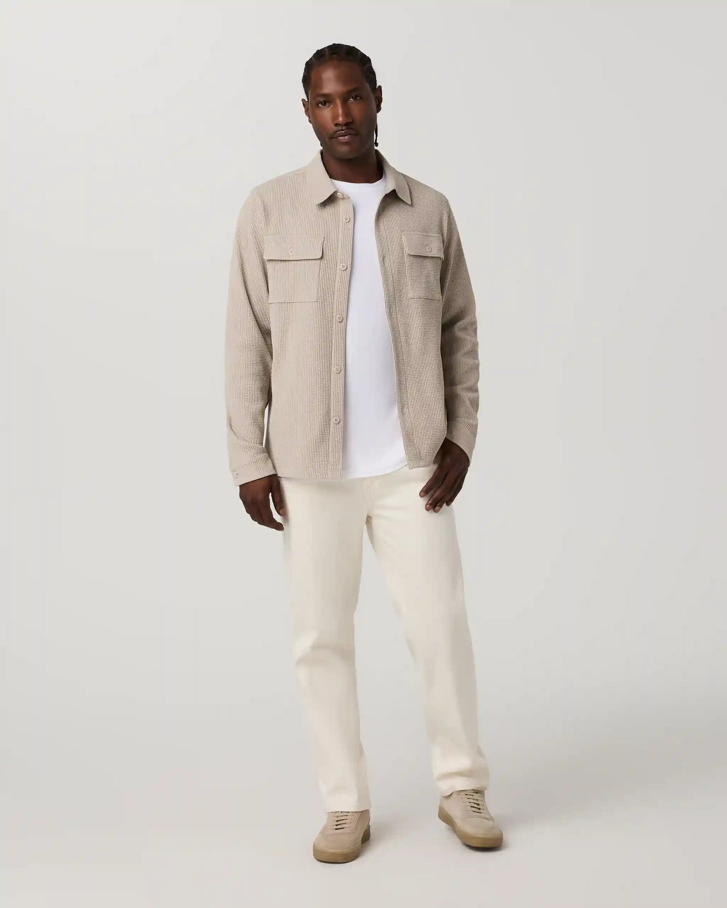 Tech Waffle Shirt Jacket