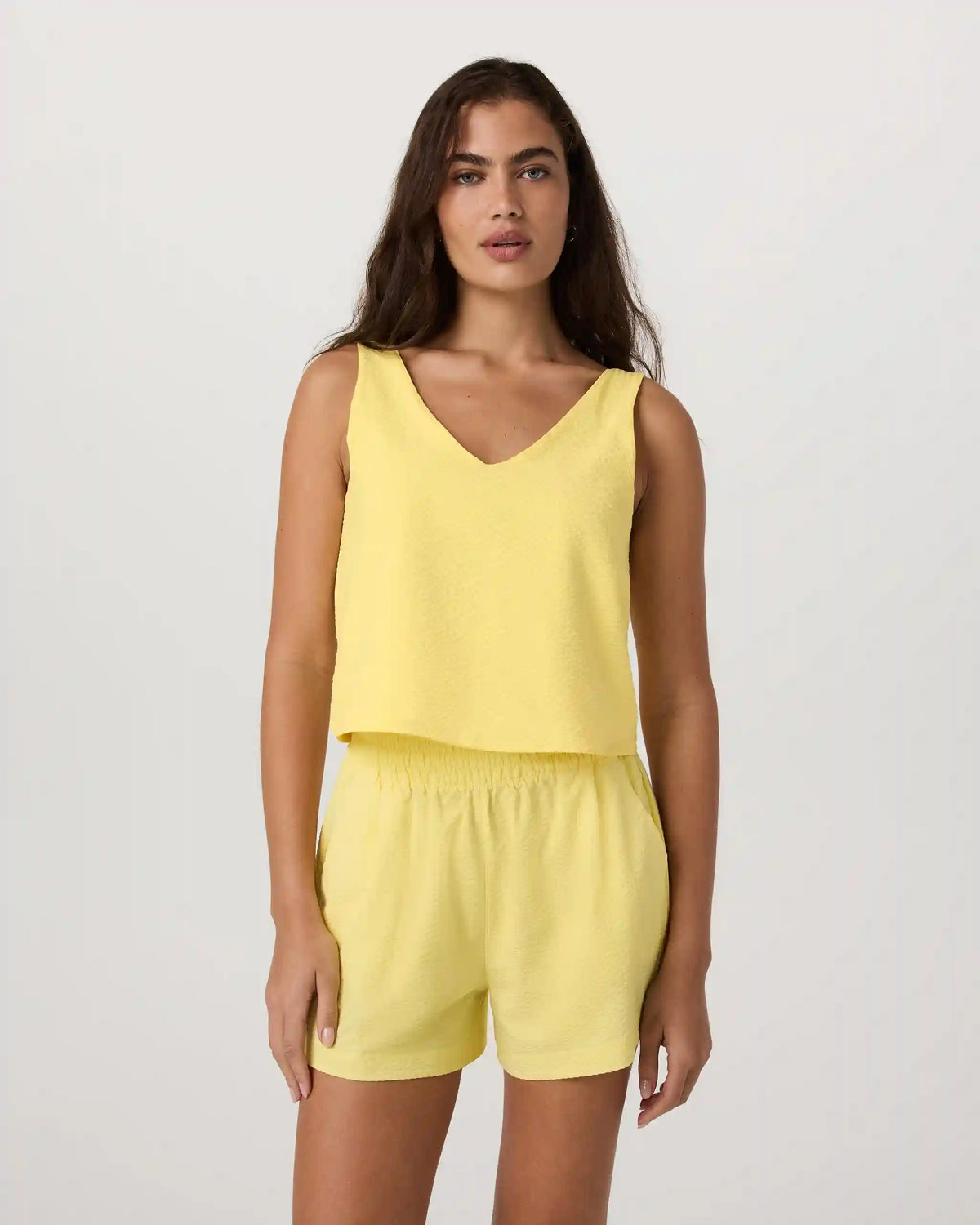 Villa Textured Crop Tank
