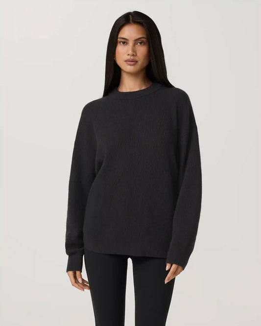 Émilie Cashmere Oversized Rib Crew