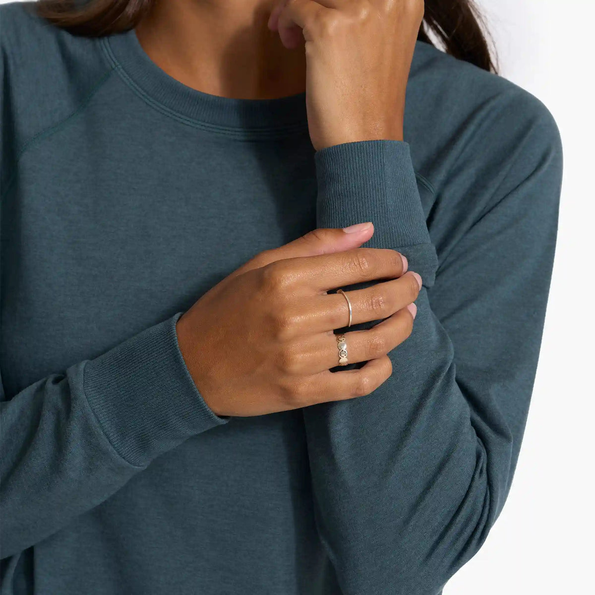 Long-Sleeve Halo Crew