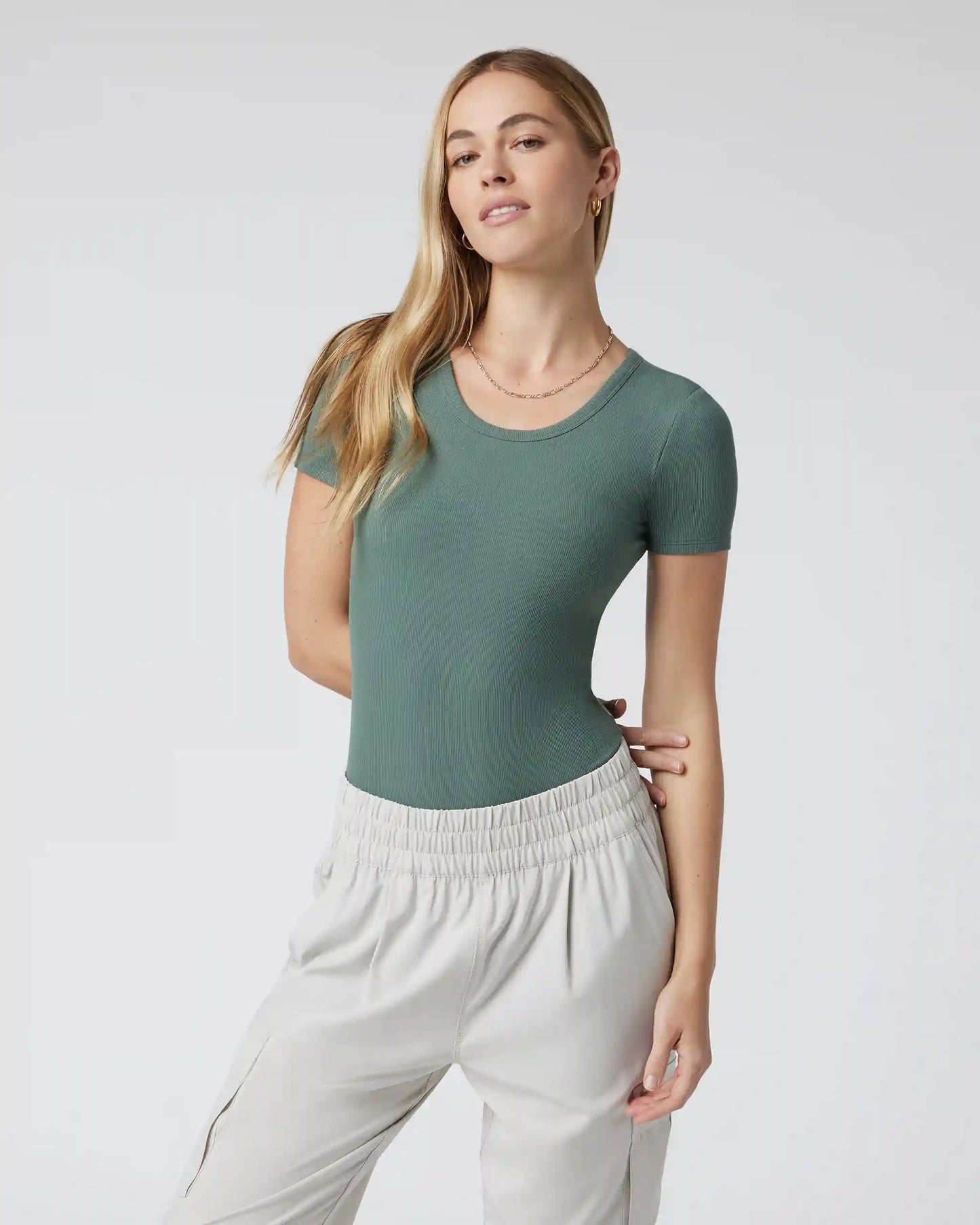 Short Sleeve Pose Bodysuit