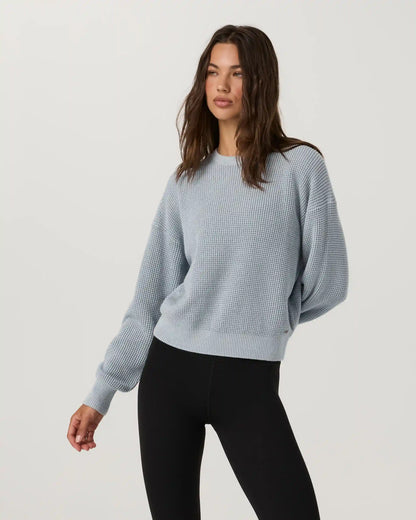 Cotton Waffle Sweater