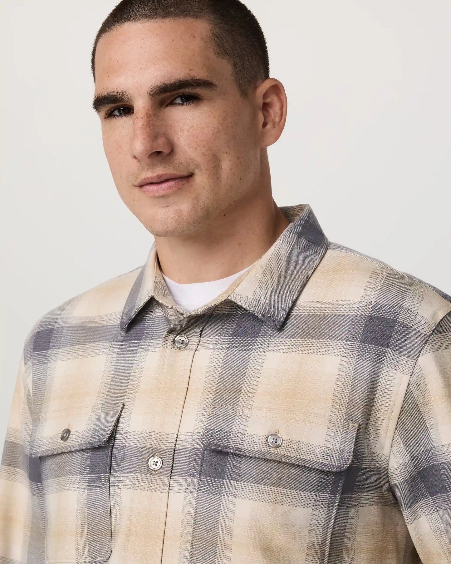 Long Sleeve Flannel Button Down Shirt