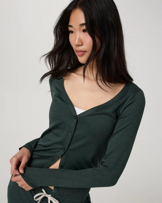 Long Sleeve Halo V-Neck Cardigan
