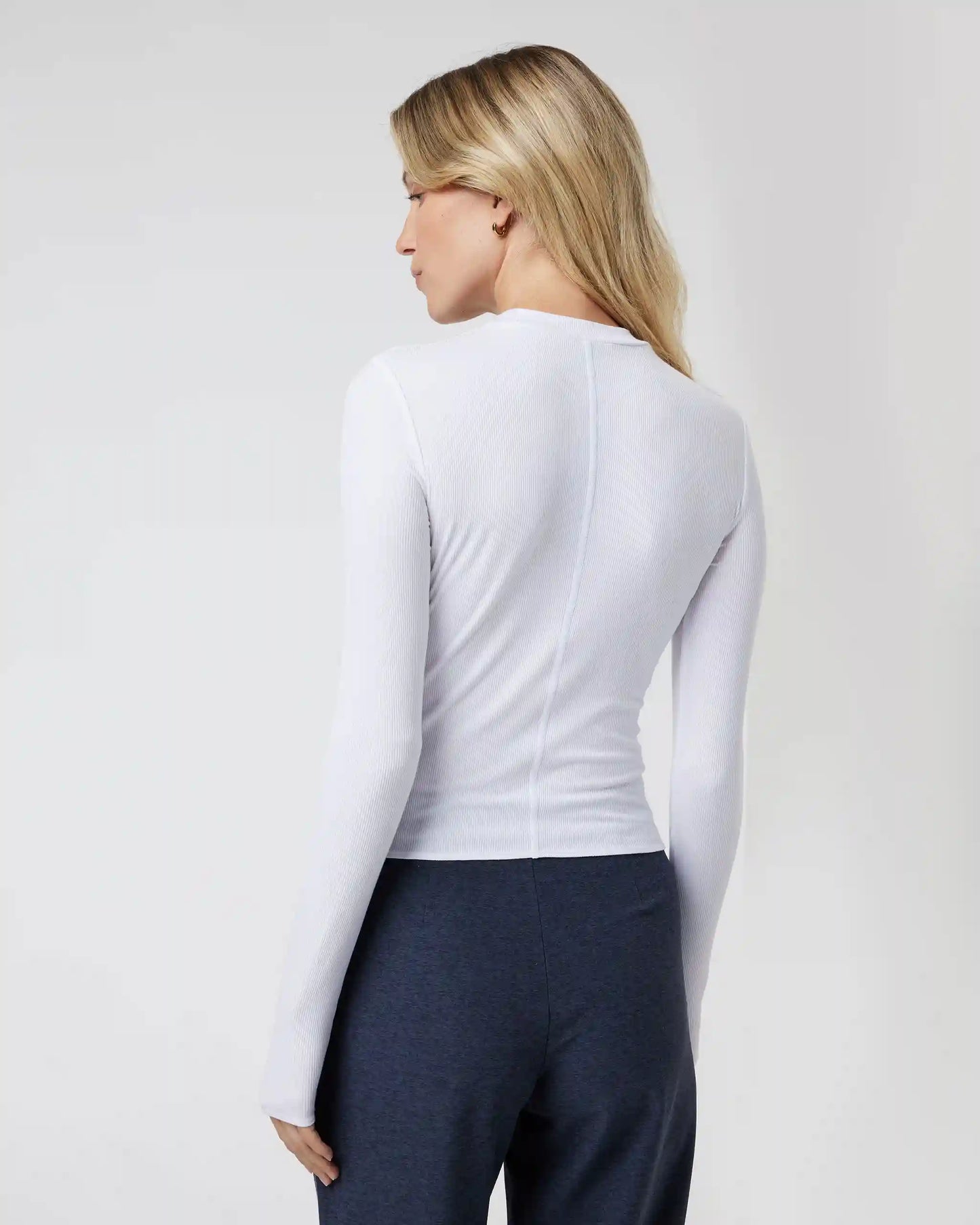 Long Sleeve Cove Mock Neck Top