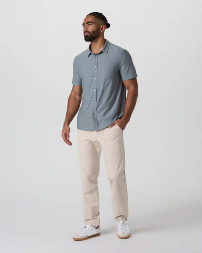 Short Sleeve Strato Button Down