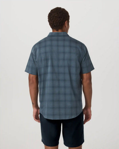 Short Sleeve Plaid Button Down Shirt