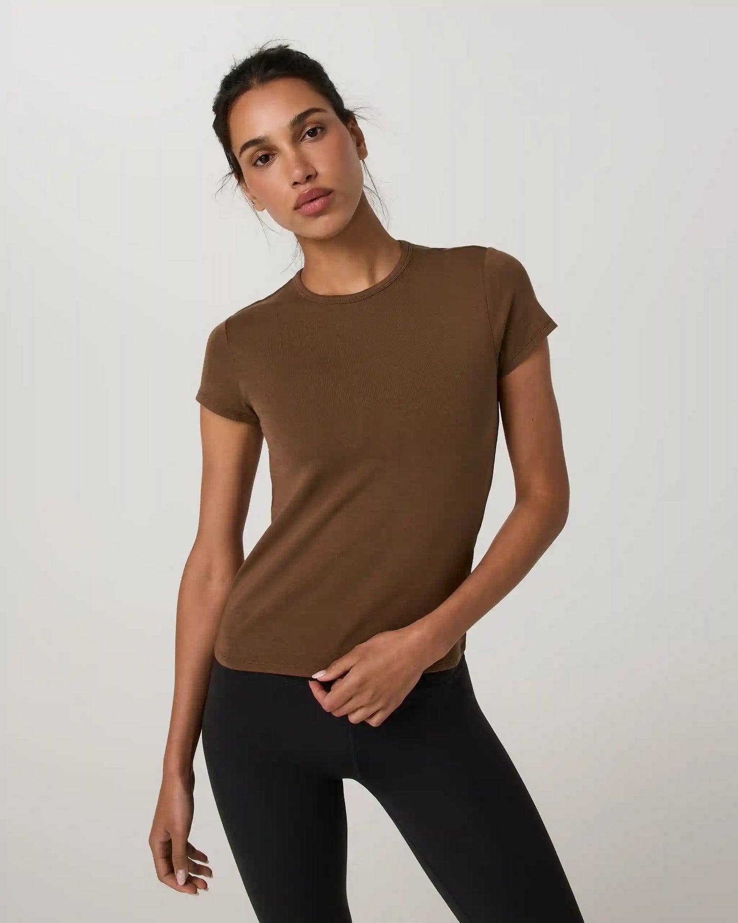 Everyday Cotton Stretch Fitted Tee