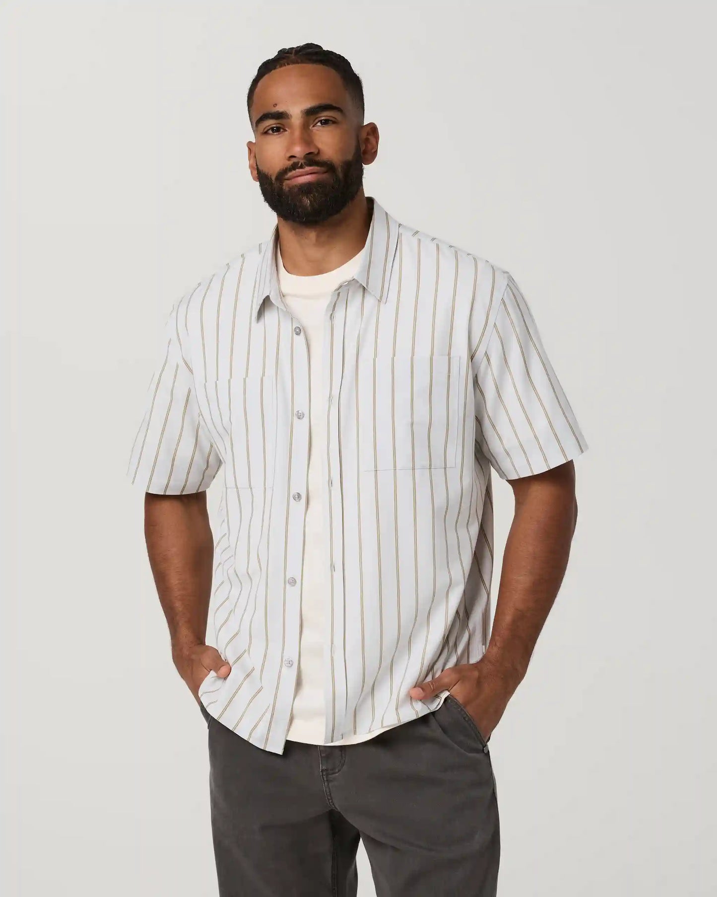 Short Sleeve Bridge Button Down - Relaxed Fit