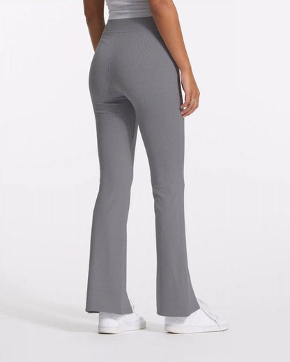 Lux Rib Split Bootcut