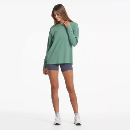 Long-Sleeve Feather Tee