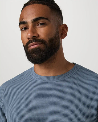 Short Sleeve Lightweight Tech Waffle Tee - Relaxed Fit