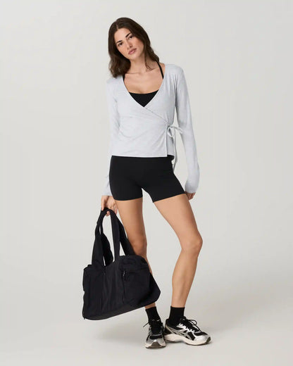 Long Sleeve Halo Wrap Top