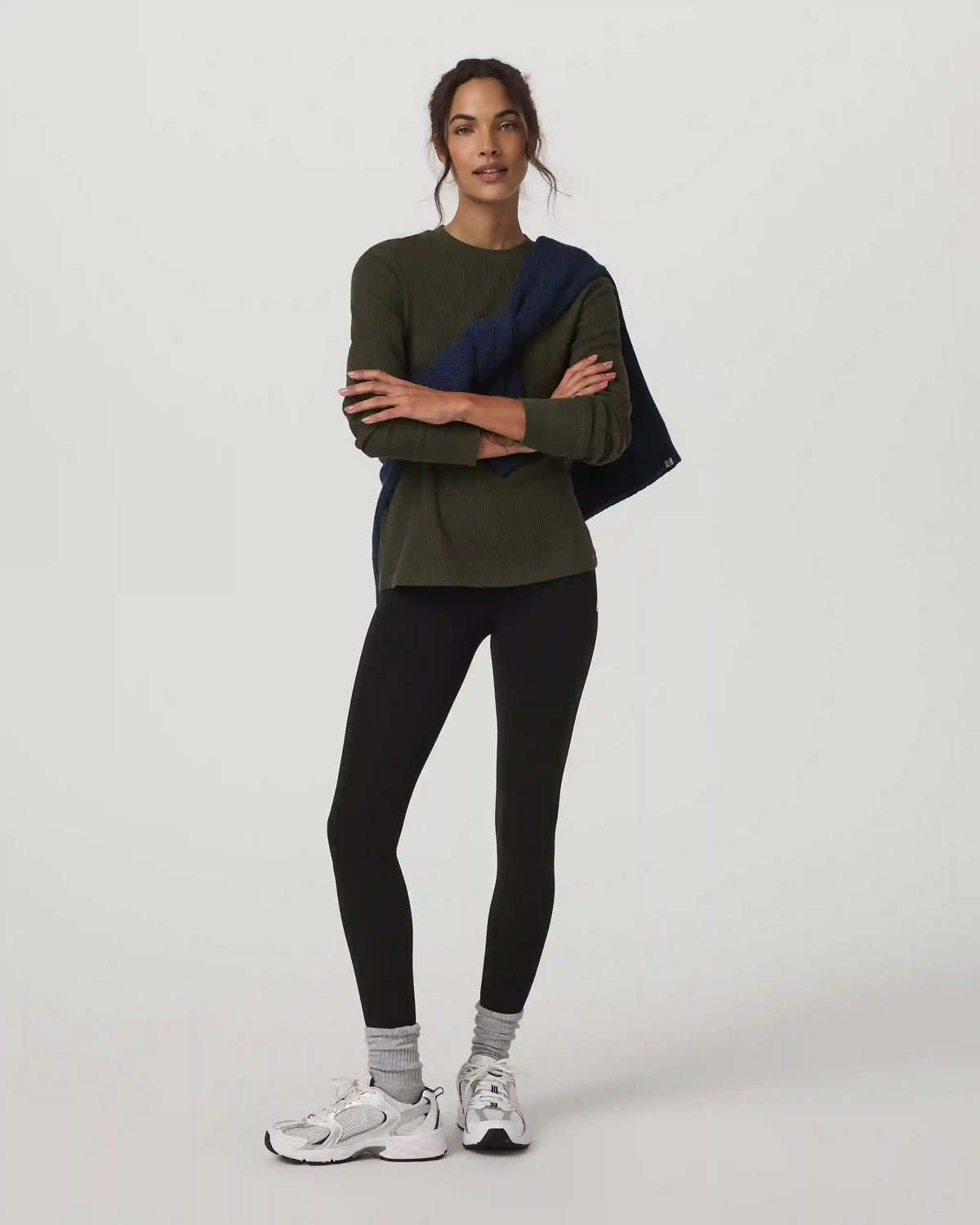 Long Sleeve Waffle Top