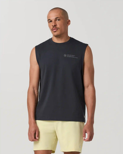 Sleeveless Heavyweight Cotton Muscle Tank