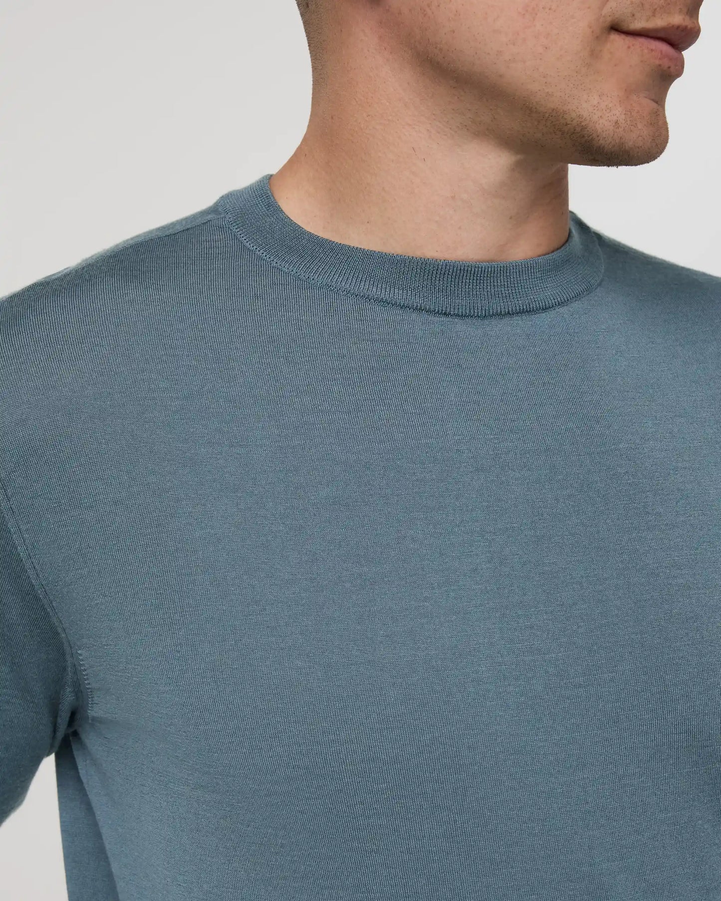 Merino Fine Gauge Wool Sweater