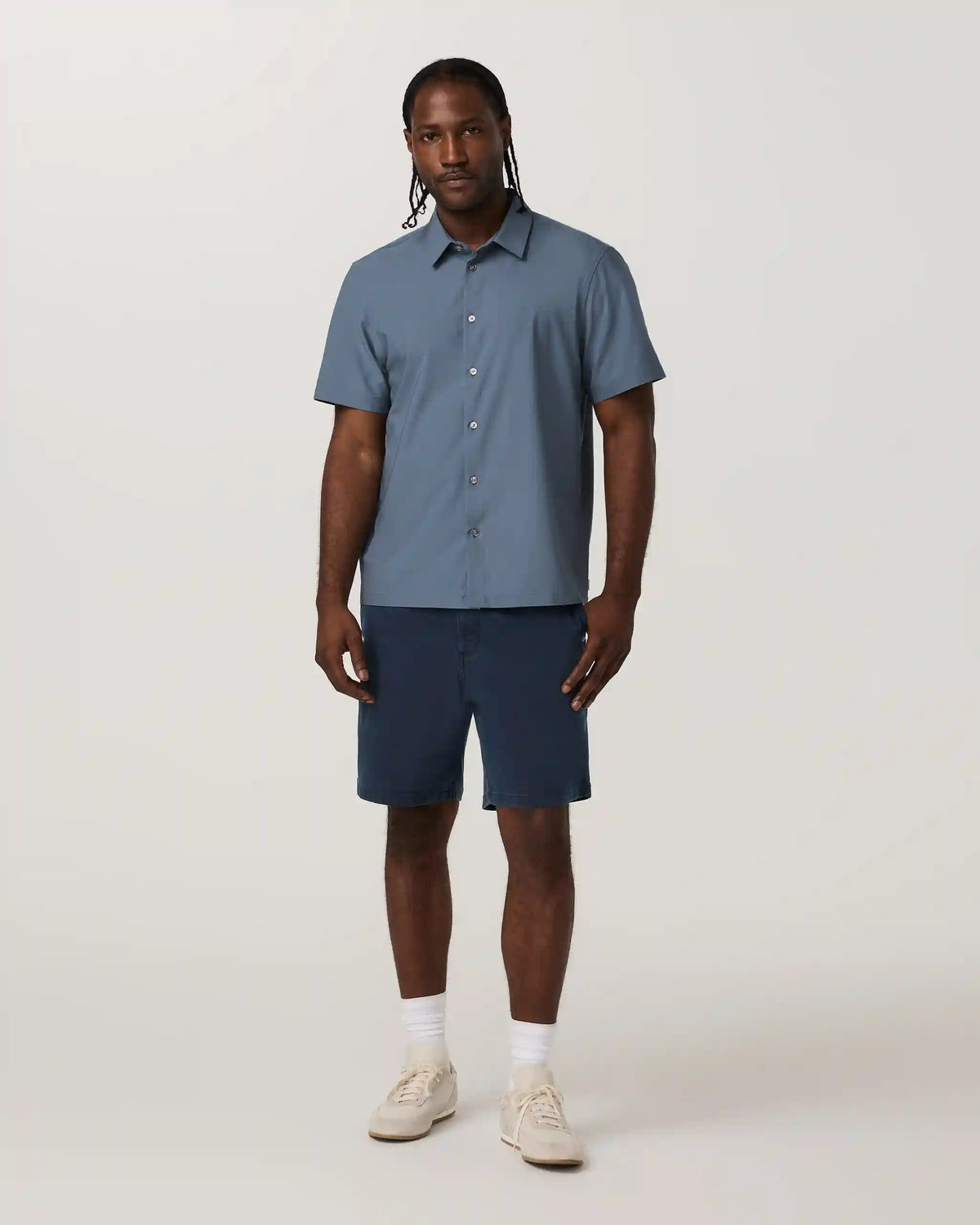 Short Sleeve Manhattan Button Down