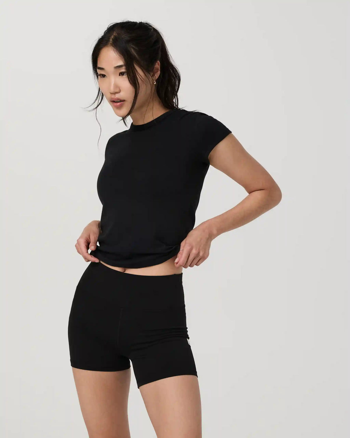 Everyday Cotton Stretch Fitted Tee