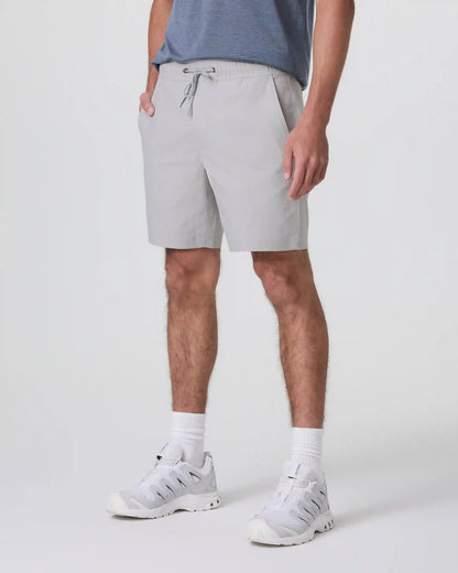 Cascade Crinkle Elastic Waist Short 8"