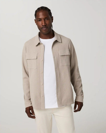 Tech Waffle Shirt Jacket