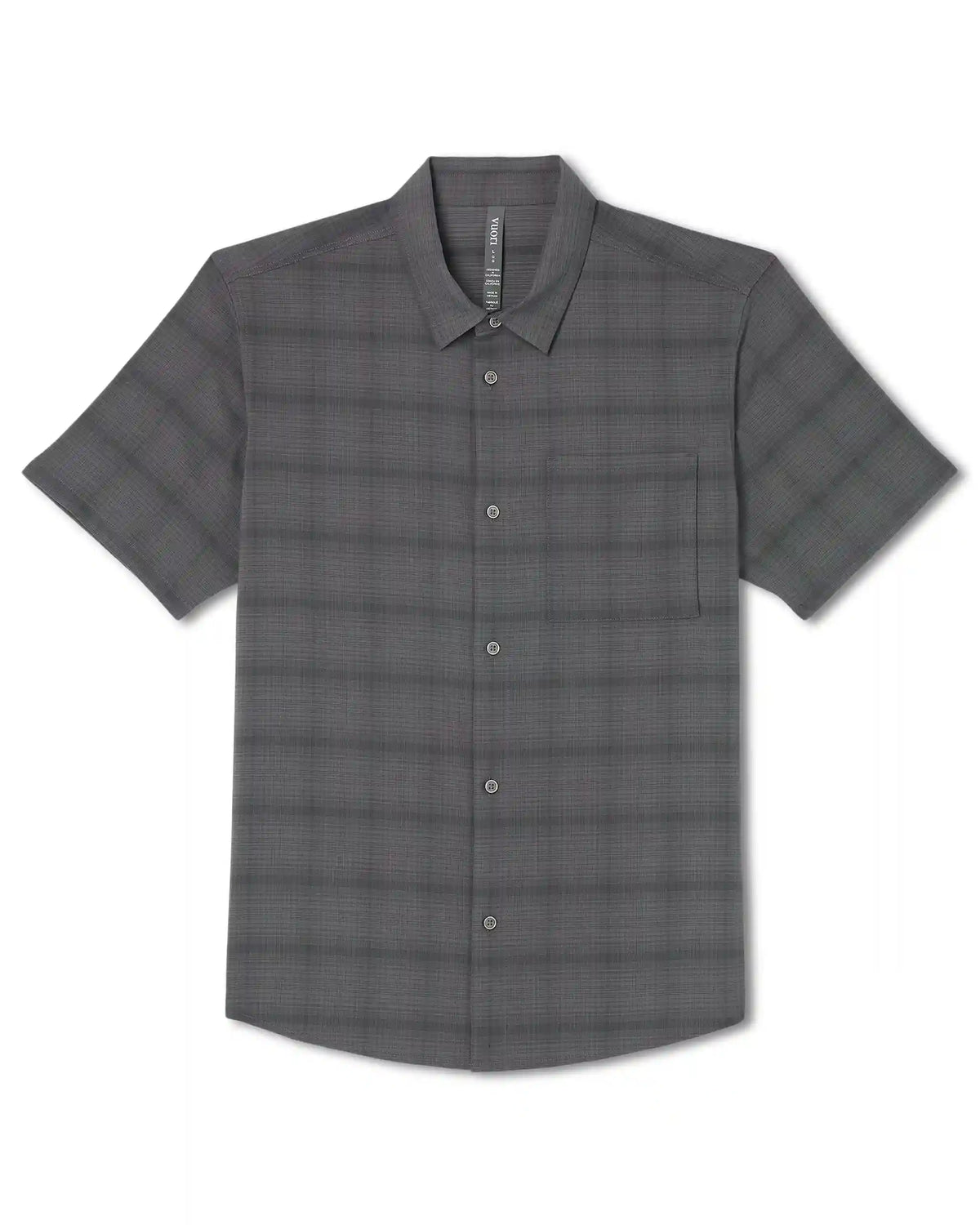 Short Sleeve Plaid Button Down Shirt