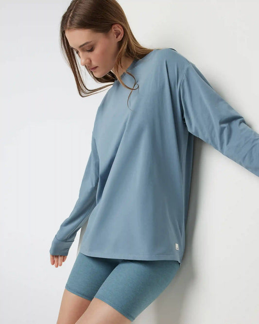 Long-Sleeve Feather Tee