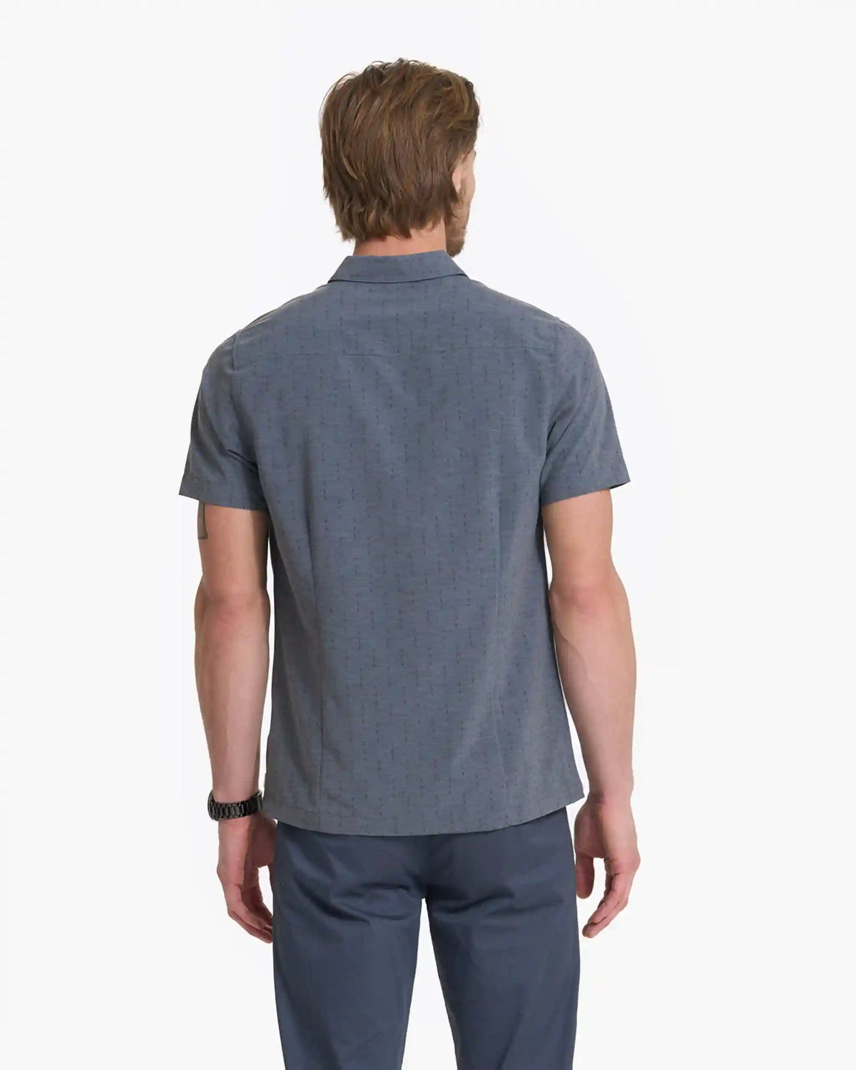 Short-Sleeve Bridge Button Down