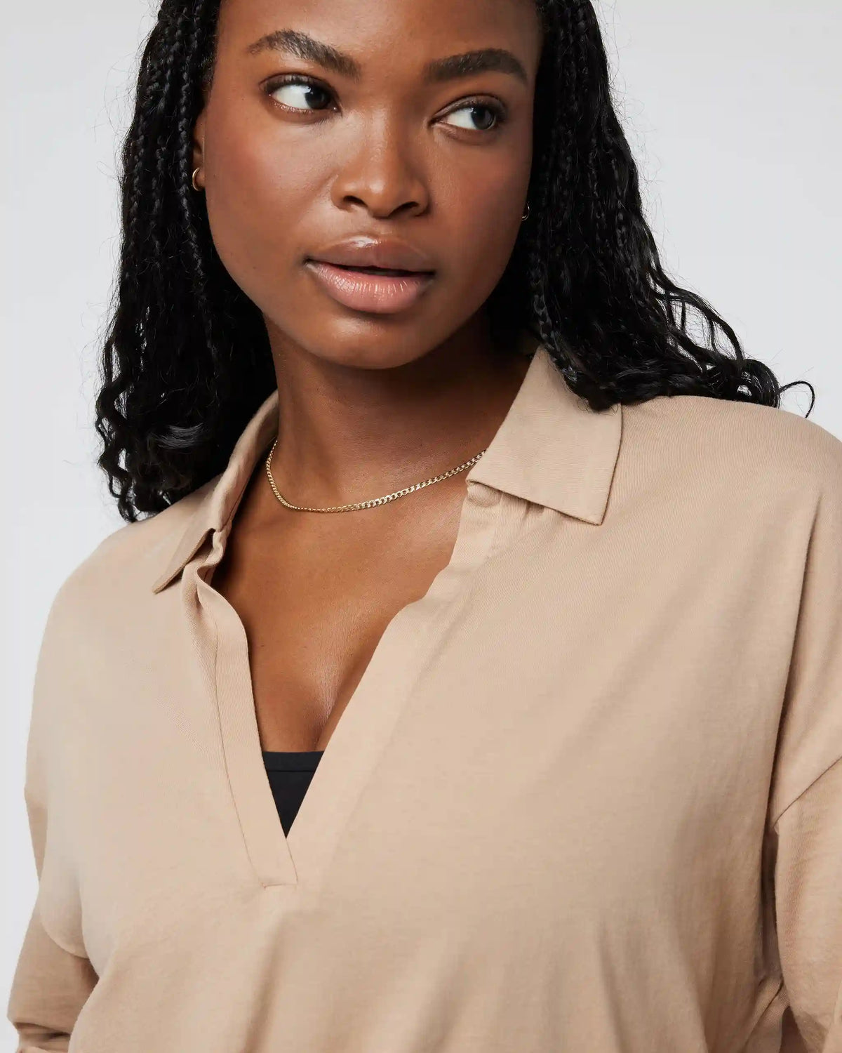 Long Sleeve Sutton Relaxed Polo