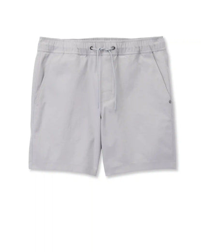 Cascade Crinkle Elastic Waist Short 8"
