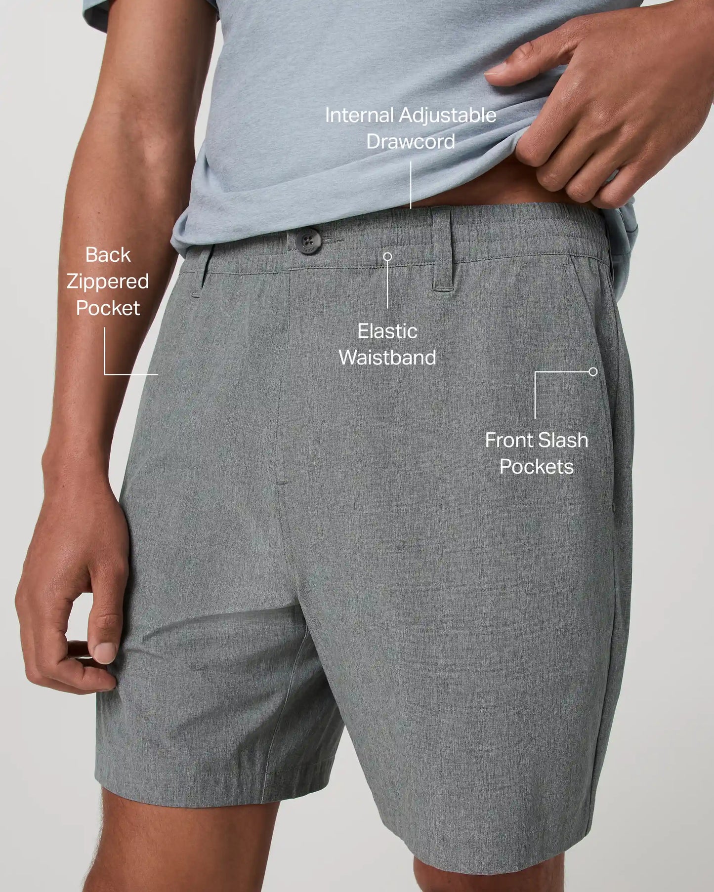 Aim Elastic Waist Short 7"