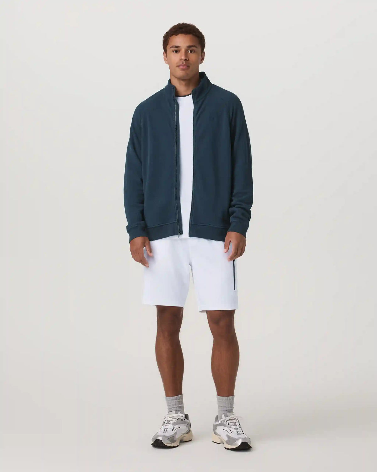 Pique Fleece Track Jacket