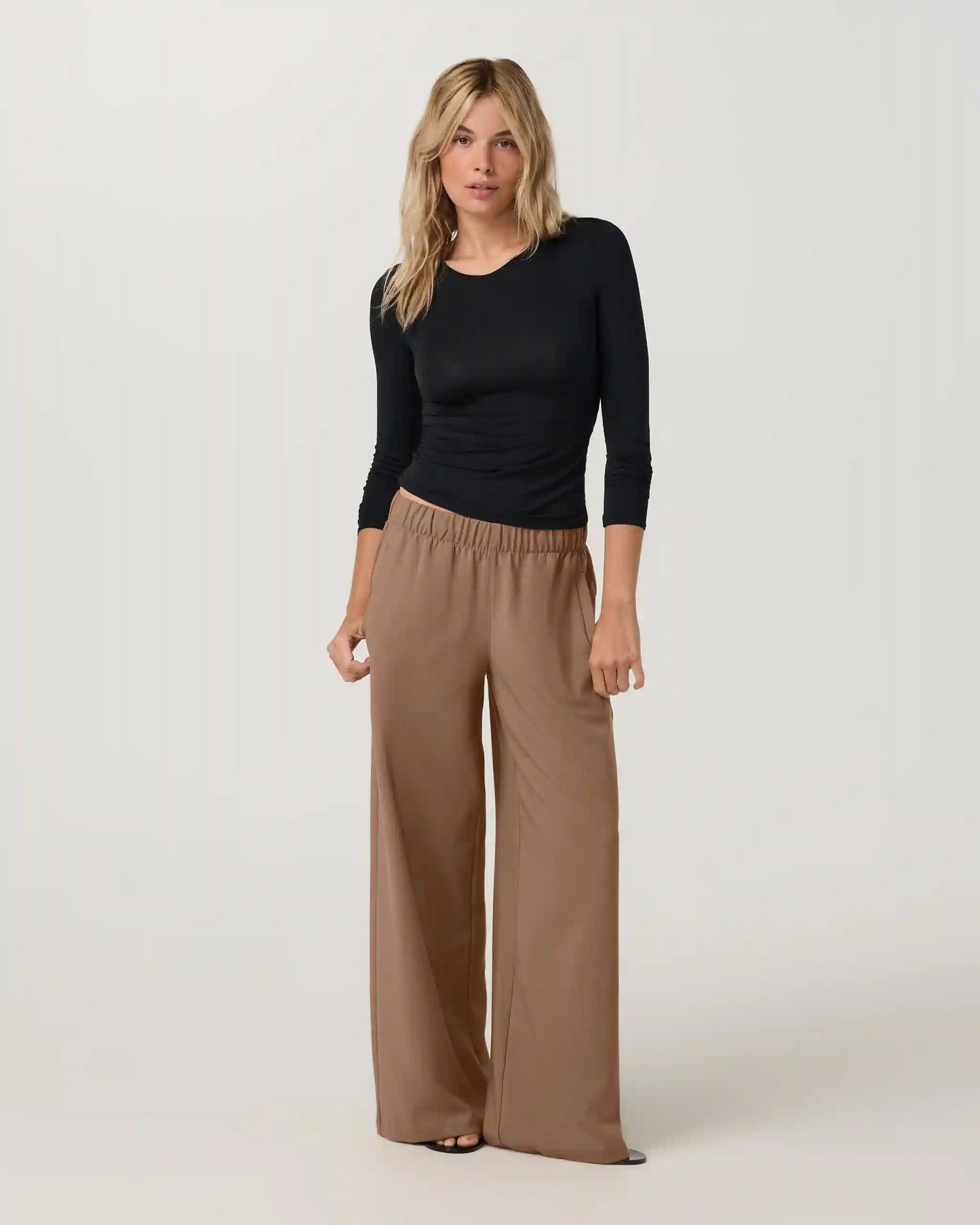 Sander Elastic Waist Trouser