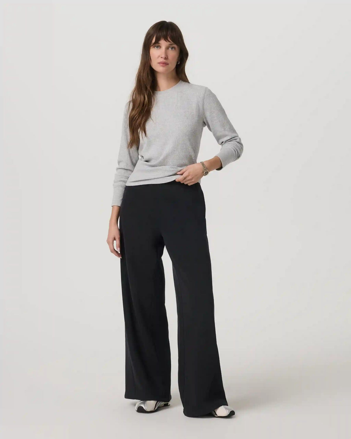 Long Sleeve Waffle Top
