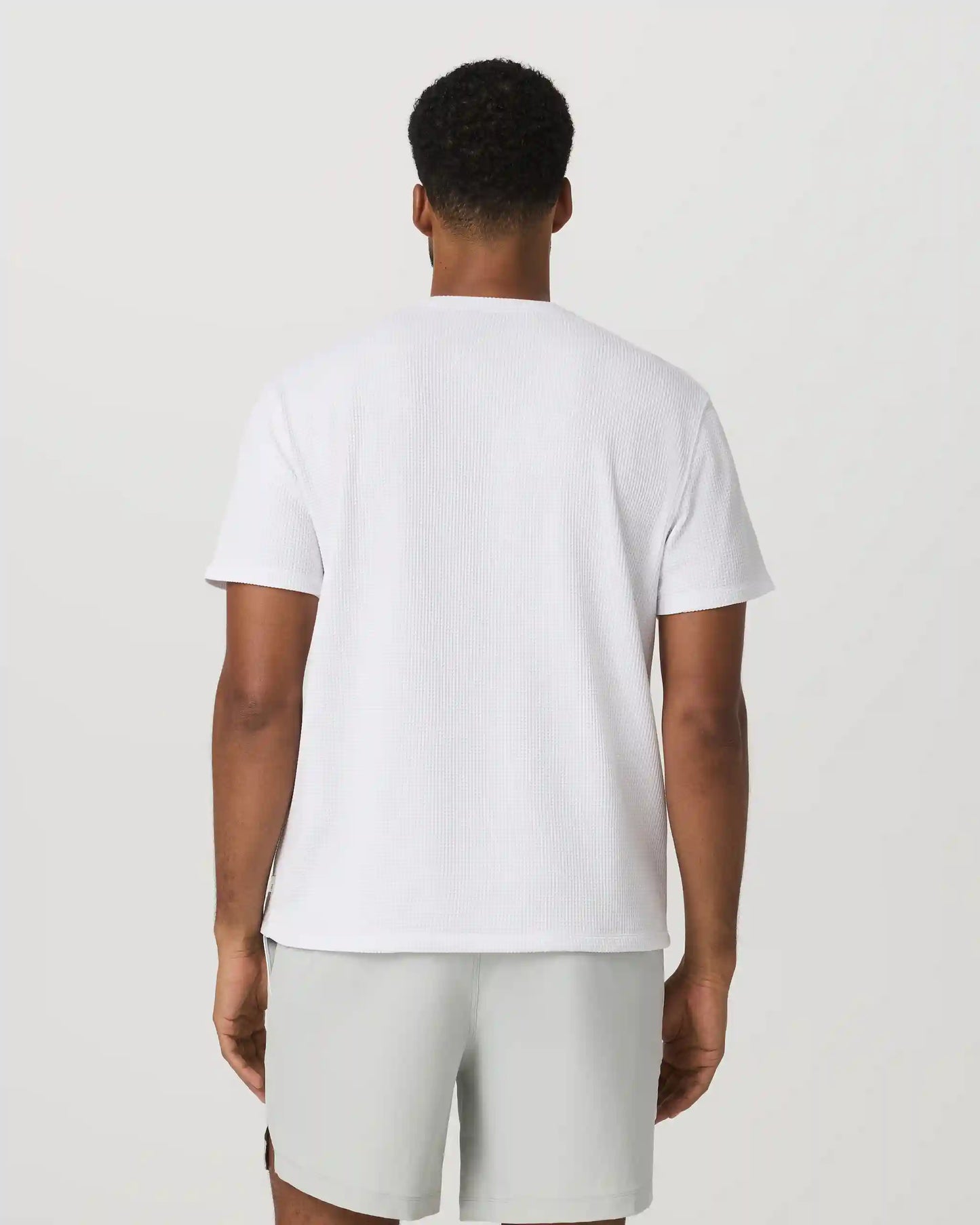 Short Sleeve Lightweight Tech Waffle Tee - Relaxed Fit