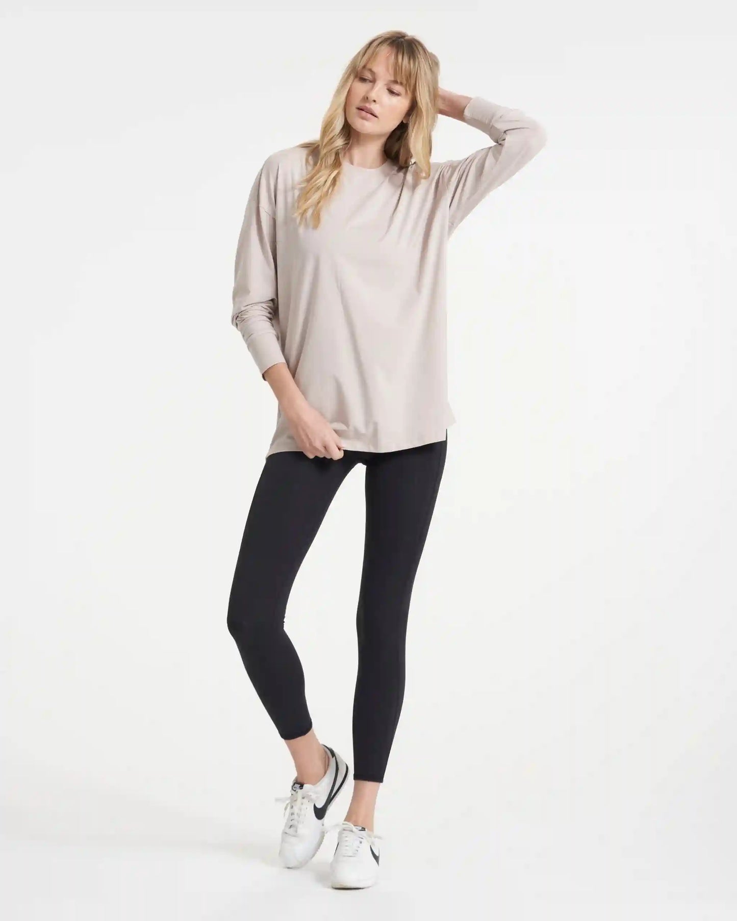 Long-Sleeve Feather Tee