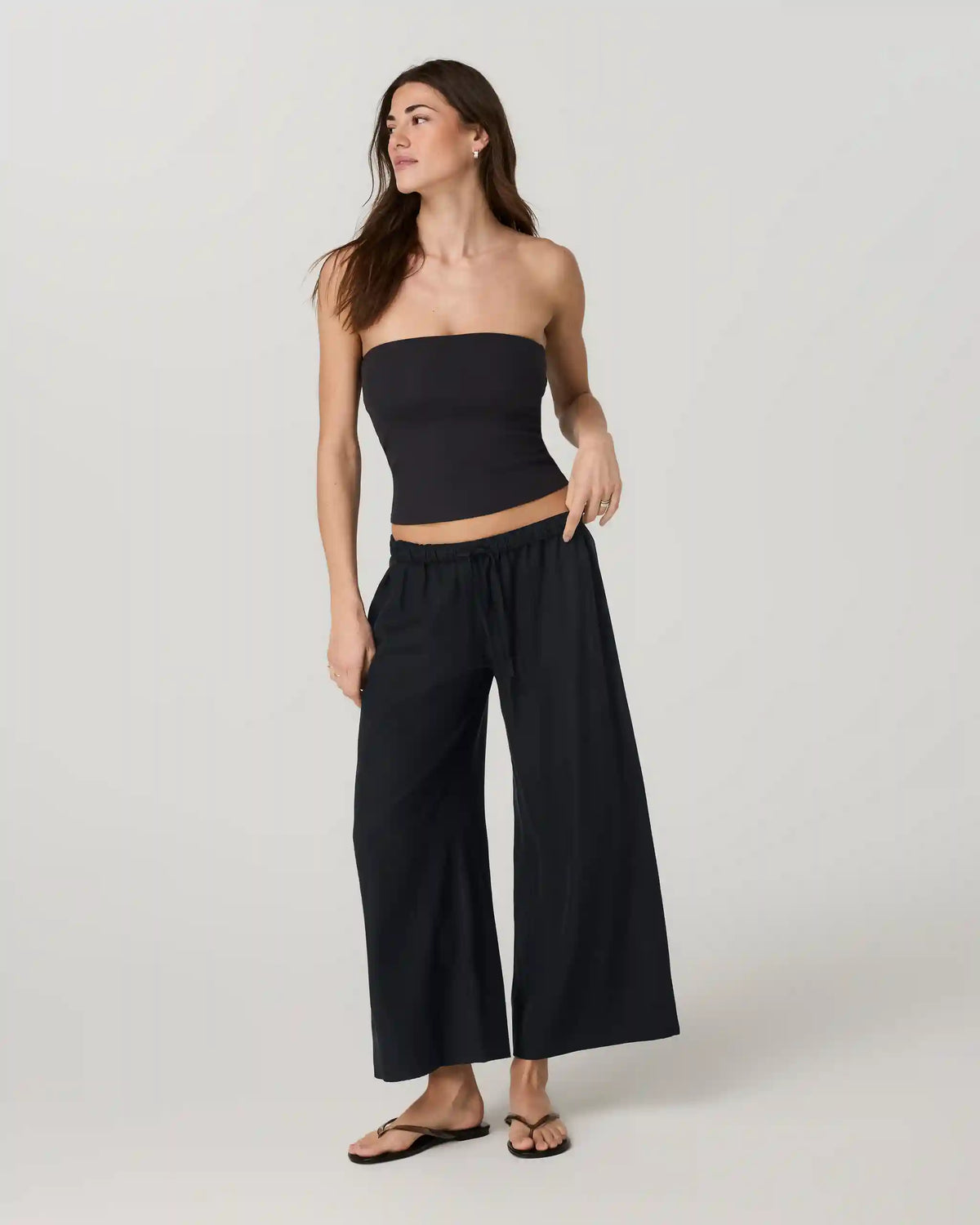 Trestles Twill Crop Wideleg Pant